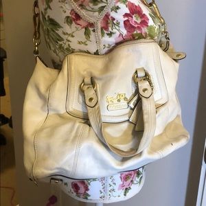 White Coach Bag